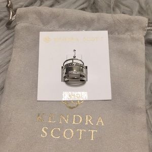 Kendra Scott Kara midi rings in silver
